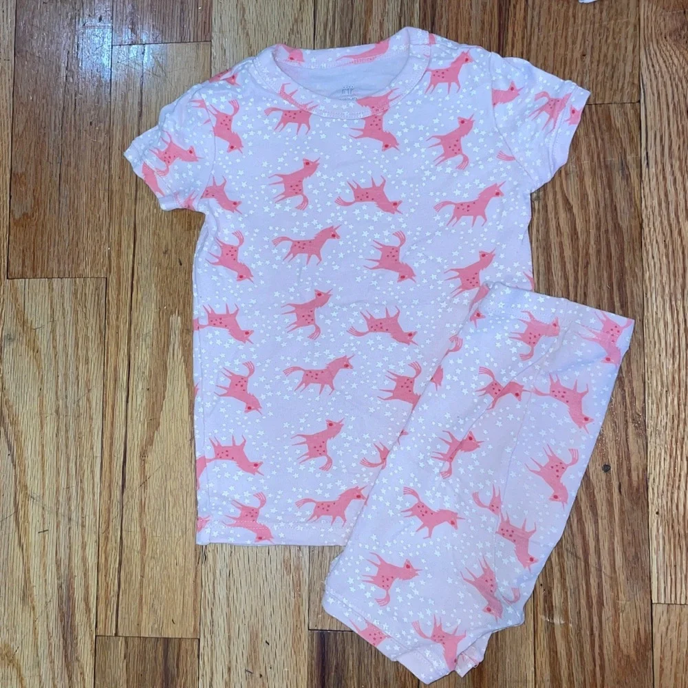 12 pcs GAP / OLD NAVY Kids 100% cotton Pajamas , short sleeve w shorts Unisex